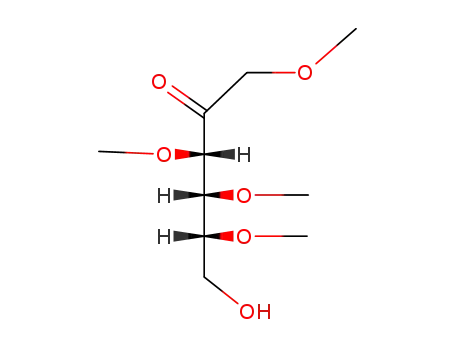 Molecular Structure of 4451-15-4 (<i>O</i><sup>1</sup>,<i>O</i><sup>3</sup>,<i>O</i><sup>4</sup>,<i>O</i><sup>5</sup>-Tetramethyl-D-fructose)