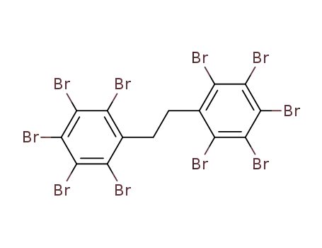 Molecular Structure of 84852-53-9 (1,2-Bis(pentabromophenyl) ethane)
