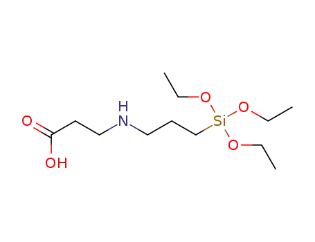 Molecular Structure of 67674-57-1 (N-[3-(triethoxysilyl)propyl]-beta-alanine)