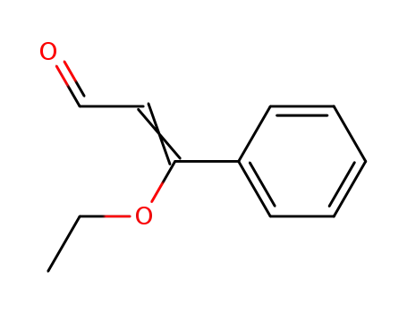 Molecular Structure of 60355-48-8 (3-ethoxy-3-phenyl-2-propenal)