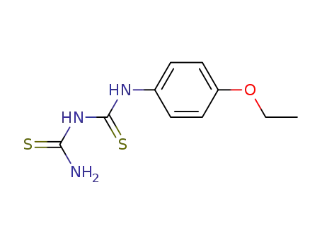 Molecular Structure of 64289-08-3 (1-(4-ethoxy-phenyl)-dithiobiuret)