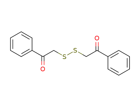 Molecular Structure of 2461-75-8 (Ethanone,2,2'-dithiobis[1-phenyl-)