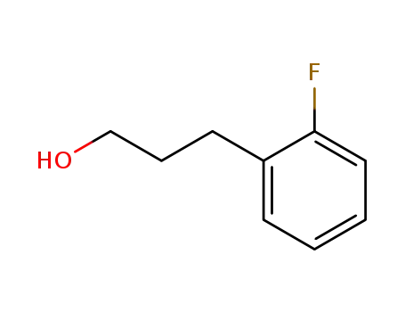 Molecular Structure of 76727-24-7 (3-(2-FLUORO-PHENYL)-PROPAN-1-OL)