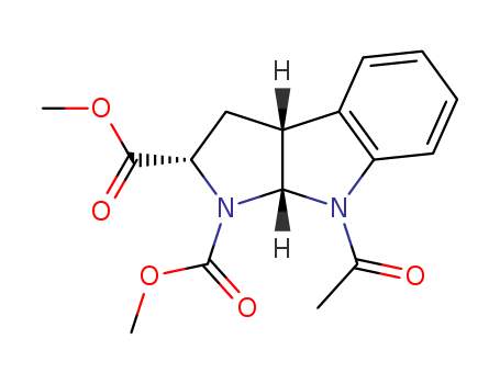 (2S)-diMethyl 8-acetyl-3,3a,8,8a-tetrahydropyrrolo[2,3-b]indole-1,2(2H)-dicarboxylate