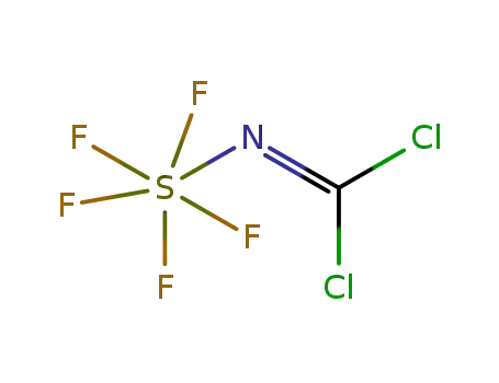 Molecular Structure of 1801-00-9 (N-(pentafluorosulfanyl)-(dichloro)methanimide)