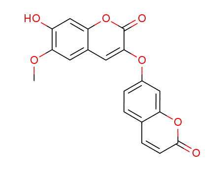 Molecular Structure of 2034-69-7 (daphnoretin)