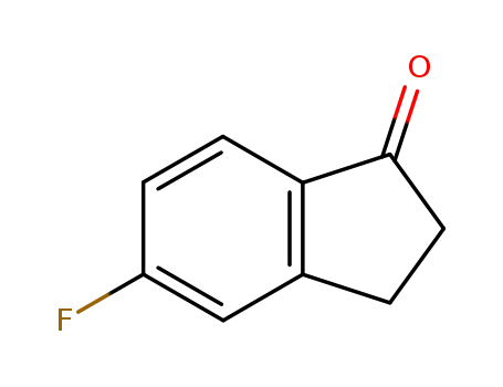 Molecular Structure of 700-84-5 (5-Fluoro-1-indanone)