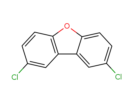 Molecular Structure of 5409-83-6 (2,8-DICHLORODIBENZOFURAN)