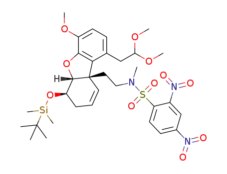 Molecular Structure of 1201905-45-4 (C<sub>32</sub>H<sub>45</sub>N<sub>3</sub>O<sub>11</sub>SSi)