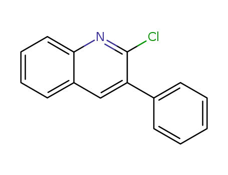 Molecular Structure of 2859-30-5 (2-CHLORO-3-PHENYLQUINOLINE)