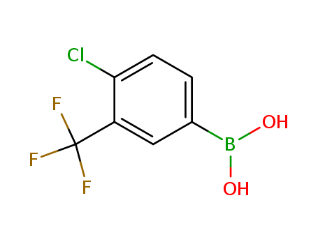 4-Chloro-3-(trifluoromethyl)phenylboronic acid cas  176976-42-4