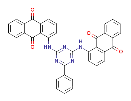 1,1'-((6-Phenyl-1,3,5-triazine-2,4-diyl)diimino)bisanthraquinone