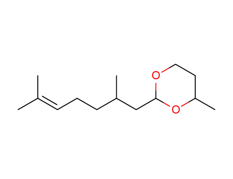Molecular Structure of 57282-44-7 (2-(2,6-dimethyl-5-heptenyl)-4-methyl-1,3-dioxane)