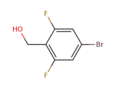 Molecular Structure of 162744-59-4 (4-BROMO-2,6-DIFLUOROBENZYL ALCOHOL)