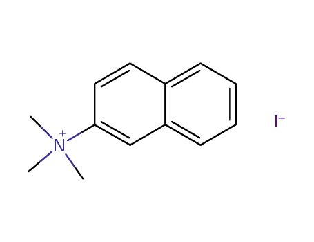 Molecular Structure of 13198-35-1 (2-Naphthalenaminium, N,N,N-trimethyl-, iodide)
