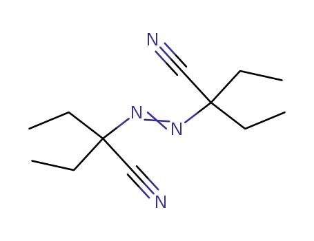 Molecular Structure of 18637-20-2 (Butanenitrile, 2,2'-azobis[2-ethyl-)