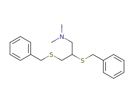 1-Dimethylamino-2,3-bis-(benzylmercapto)-propan