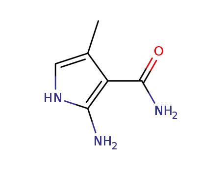 Molecular Structure of 1020110-72-8 (2-amino-4-methyl-1H-pyrrole-3-carboxamide)