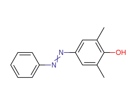 Molecular Structure of 2786-80-3 (Phenol, 2,6-dimethyl-4-(phenylazo)-)