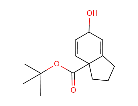 Molecular Structure of 945546-80-5 (6-hydroxy-1,2,3,6-tetrahydroindene-3a-carboxylic acid tert-butyl ester)