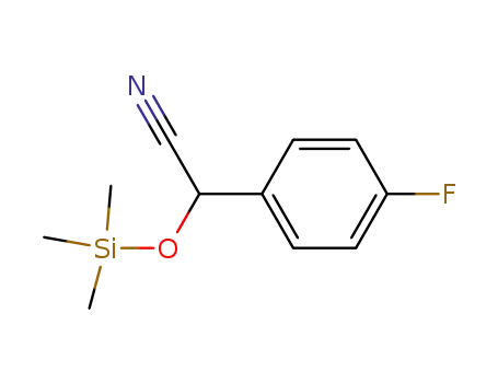 Molecular Structure of 82128-66-3 (2-(4-fluorophenyl)-2-(trimethylsilyloxy)acetonitrile)