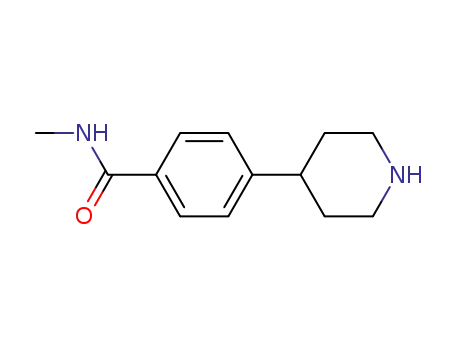 Molecular Structure of 161610-09-9 (4-(4'-N-METHYLBENZAMIDE)PIPERIDINE)