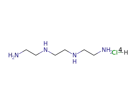 Molecular Structure of 4961-40-4 (TRIETHYLENETETRAMINE TETRAHYDROCHLORIDE)