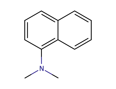 Molecular Structure of 651316-60-8 (1-Naphthalenamine,N,N-dimethyl-,labeledwithdeuterium(9CI))