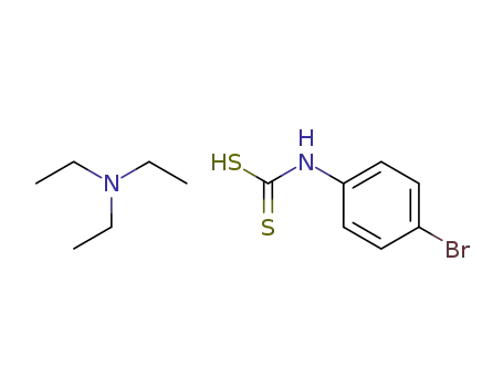 4-bromophenyl dithiocarbamic acid triethylammonium