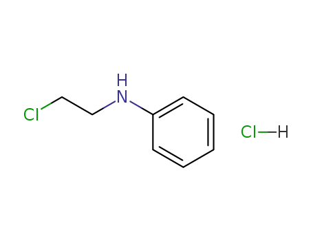 Molecular Structure of 874-78-2 (N-(2-chloroethyl)aniline)