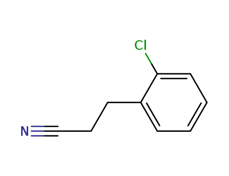 Molecular Structure of 7315-17-5 (3-(2-CHLOROPHENYL)PROPIONITRILE)
