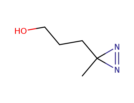 Molecular Structure of 16297-94-2 (3-Methyl-3H-diazirine-3-propanol)