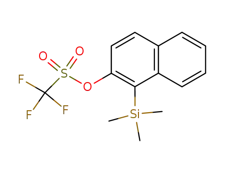 Molecular Structure of 252054-88-9 (1-(TRIMETHYLSILYL)-2-NAPHTHYL TRIFLATE)