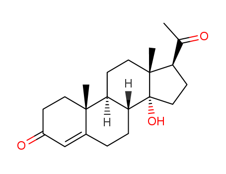 Pregn-4-ene-3,20-dione,14-hydroxy-