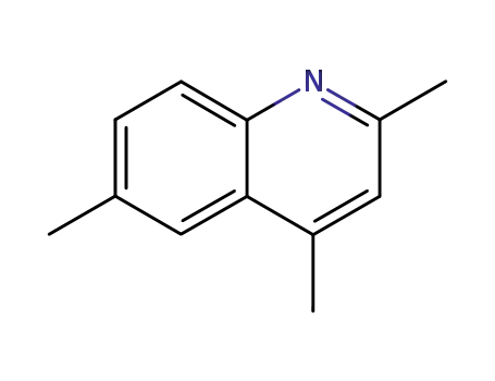 Molecular Structure of 2243-89-2 (2,4,6-TRIMETHYLQUINOLINE)