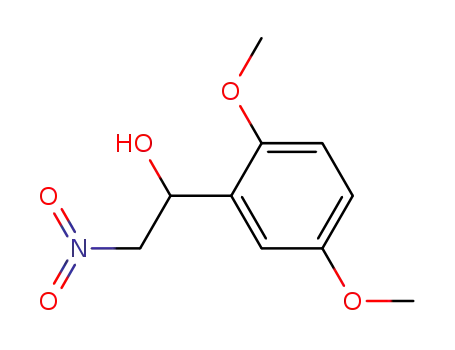 Molecular Structure of 14438-63-2 (1-(2,5-dimethoxyphenyl)-2-nitroethanol)