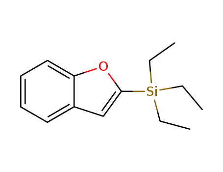 Molecular Structure of 60981-58-0 (benzofuran-2-yltriethyl silane)