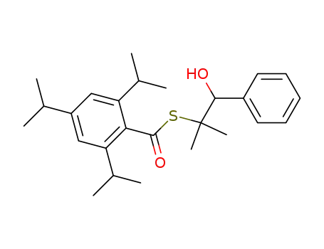 3'-hydroxy-3'-phenyl-2'-methyl-2'-propyl 2,4,6-triisopropylthiobenzoate