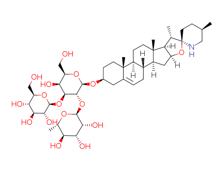 b-D-Galactopyranoside, (3b,22b,25S)-spirosol-5-en-3-ylO-6-deoxy-a-L-mannopyranosyl-(1?2)-O-[b-D-glucopyranosyl-(1?3)]-