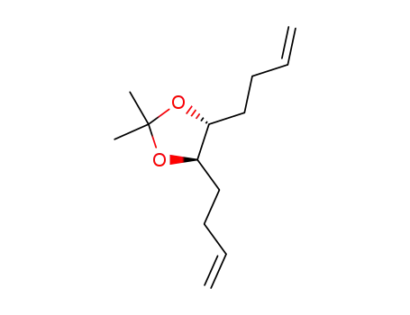 (4R,5R)-4,5-dibut-3-enyl-2,2-dimethyl-1,3-dioxacyclopentane