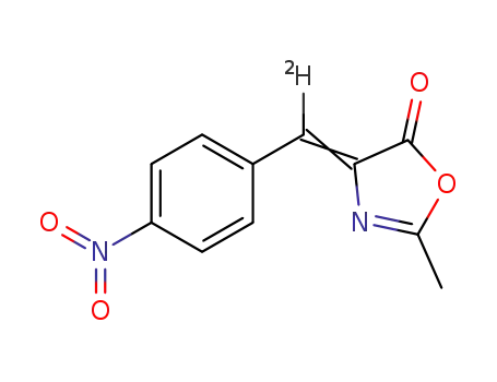 [4-<sup>2</sup>H]-4(4-nitrobenzylidene)-2-methyloxazol-5(4H)-one
