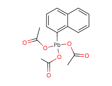 Molecular Structure of 130490-59-4 ([1]naphthyl lead <sup>(3+)</sup>; triacetate)