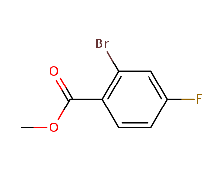Methyl 2-bromo-4-fluorobenzenecarboxylate 653-92-9