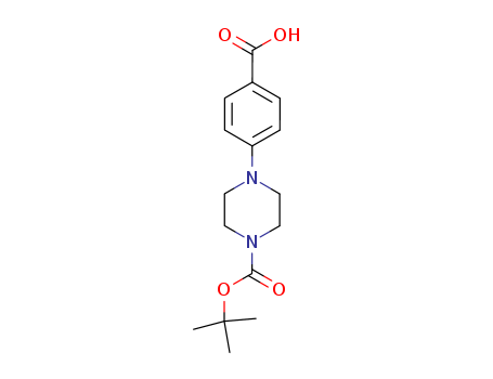 4-(4-Carboxyphenyl)piperazine-1-carboxylic acid tert-butyl ester 162046-66-4