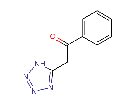 Molecular Structure of 355116-17-5 (1-phenyl-2-(2H-tetrazol-5-yl)-ethanone)