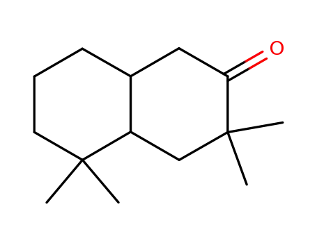 Molecular Structure of 72927-88-9 (octahydro-3,3,5,5-tetramethylnaphthalene-2(1H)-one)