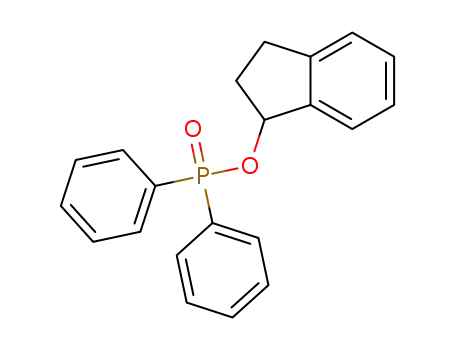 Molecular Structure of 1262219-73-7 (2,3-dihydro-1H-inden-1-yl diphenylphosphinate)
