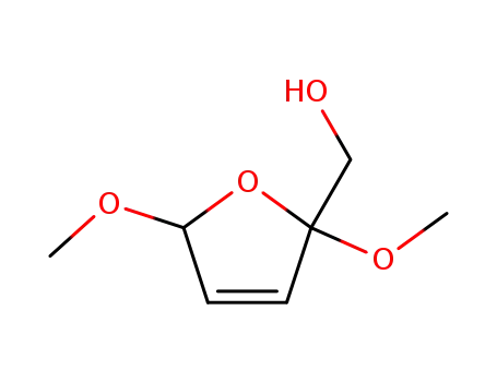 Molecular Structure of 19969-71-2 (2 5-DIHYDRO-2 5-DIMETHOXYFURFURYL ALCOH&)