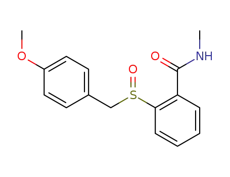 2-(4-methoxybenzylsulfinyl)-N-methylbenzamide