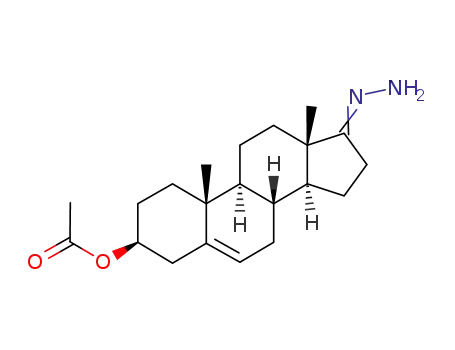 Molecular Structure of 122914-94-7 (3β-acetoxyandrost-5-en-17-hydrazone)